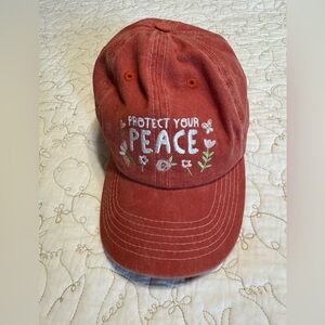 Primitives by Kathy 'Protect Your Peace' Cap - Rust